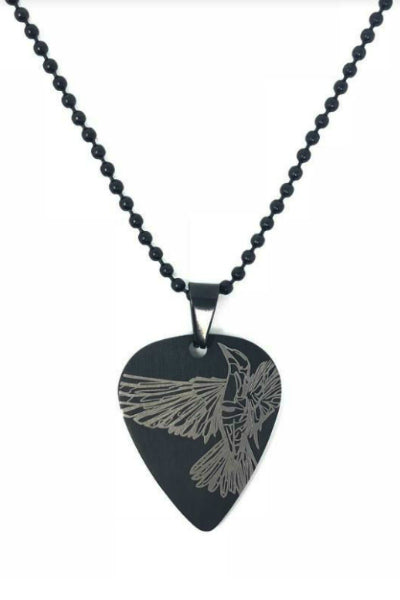 Cantor Sparrow Guitar Pick Necklace